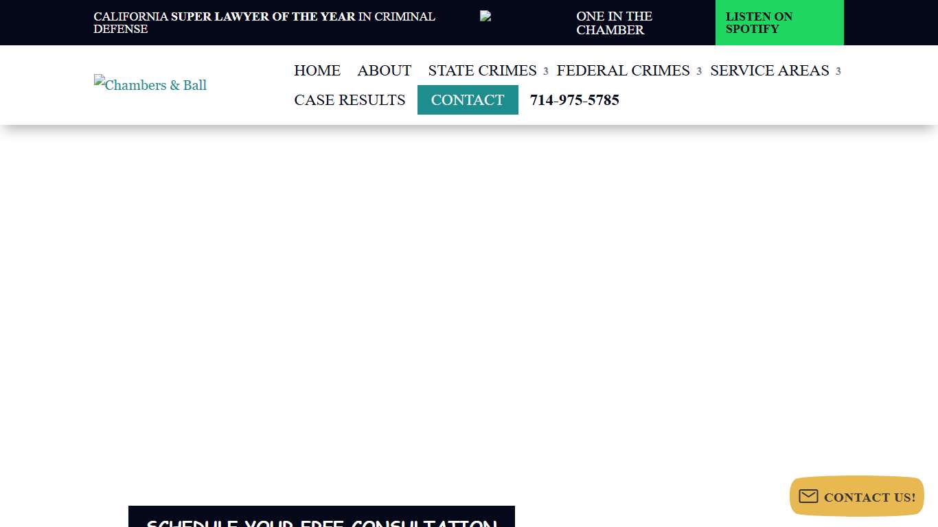 Search California State Prisons - Chambers & Ball